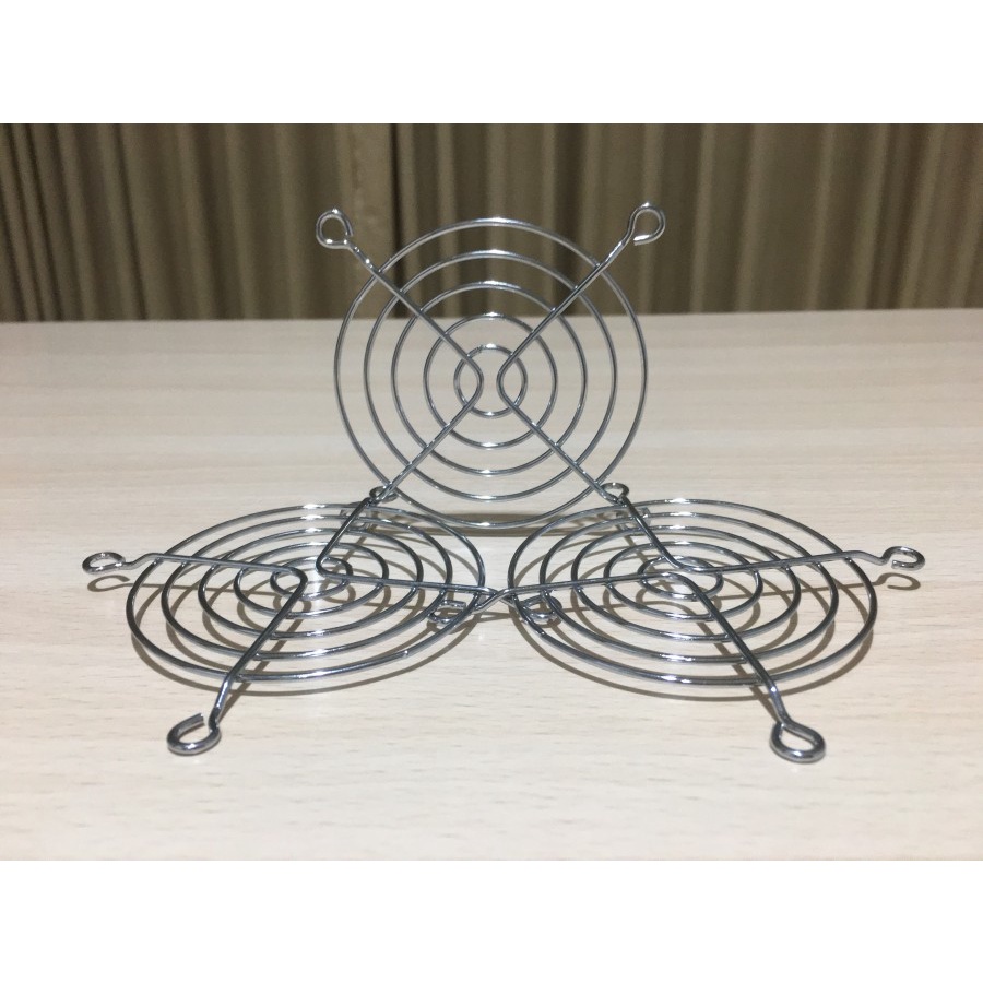 COVER RAM JARING TUTUP FAN GRILL KIPAS PANEL BESI 12 CM