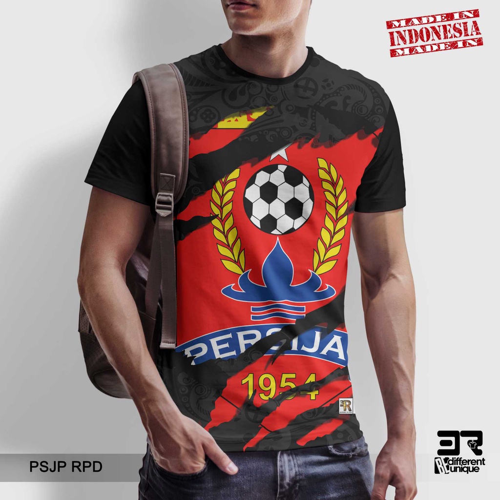 [ COD ] KAOS PRINTING GAMBAR TEAM SEPAKBOLA PERSIJAP JEPARA PSJP - BAJU SEPAK BOLA DISTRO ORIGINAL M