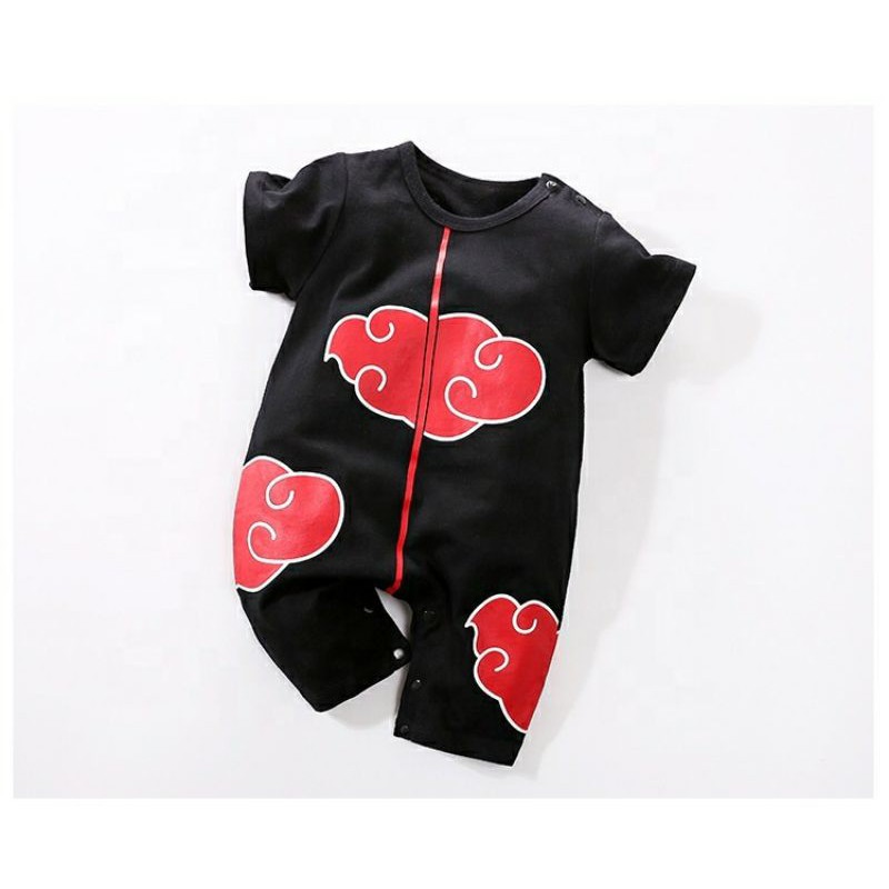 Baju Romper / Jumper Anak Bayi Laki-laki Anime Naruto Akatsuki