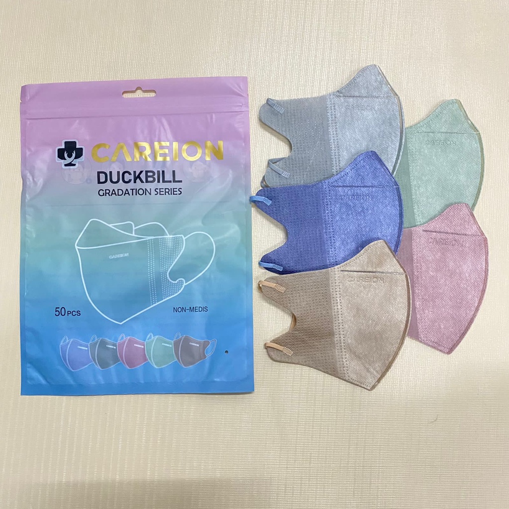Masker Duckbill Careion 3ply isi 50pcs