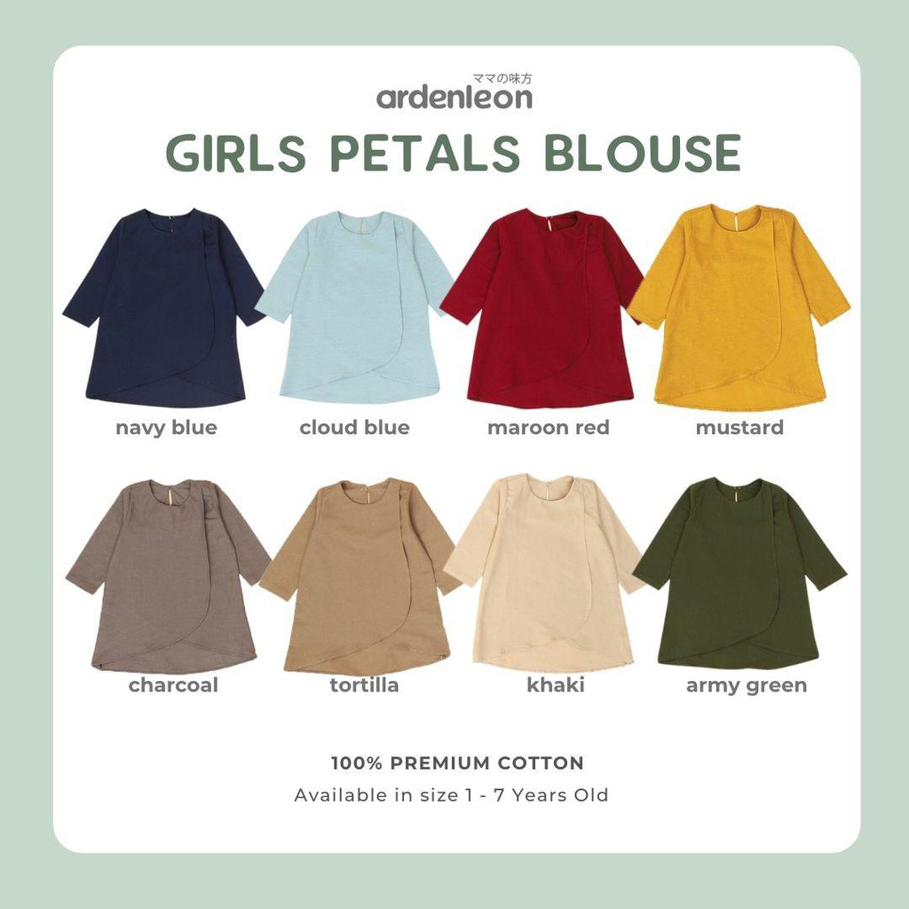 Ardenleon - Girls Petals Blouse