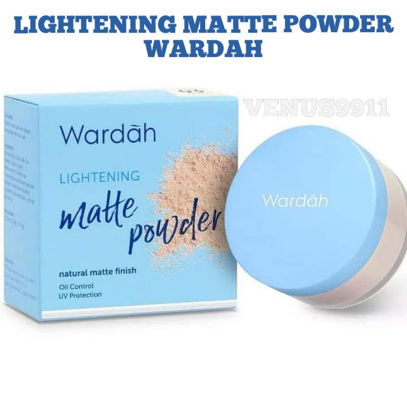 WARDAH LIGHTENING MATTE POWDER / BEDAK TABUR WARDAH