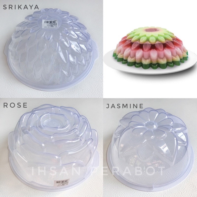 Cetakan Agar Srikaya, Jasmine, Rose / Cetakan Puding Lion Star / Jelly