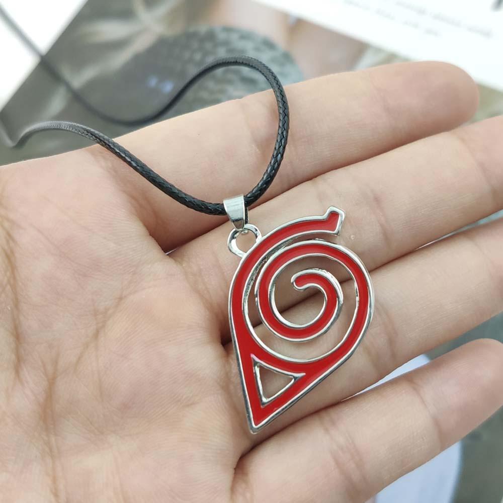 Agustina Liontin Kalung Hadiah Logam Kakashi Desa Daun Konoha Uzumaki Naruto Uchiha Itachi Alat Peraga Cosplay