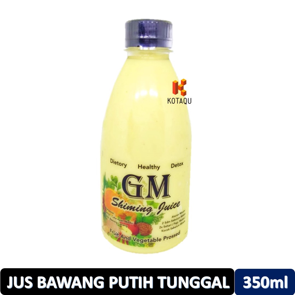 

Jus Herbal Bawang Lanang / Jus Bawang Putih Tunggal Cuka Apel Jahe Merah Lemon dan Madu 350ml