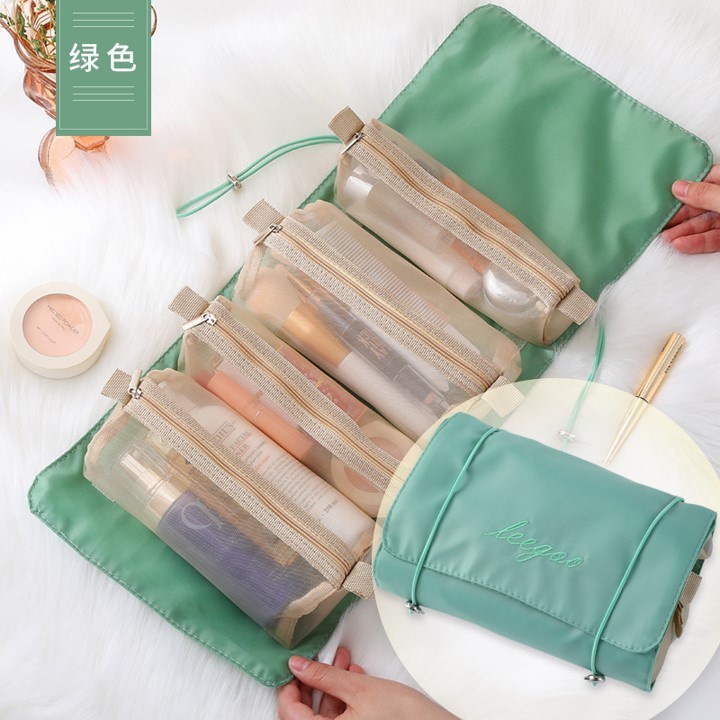 Travel Cosmetic Wash Bag Tas Kosmetik Pouch Organizer Make Up Lipat