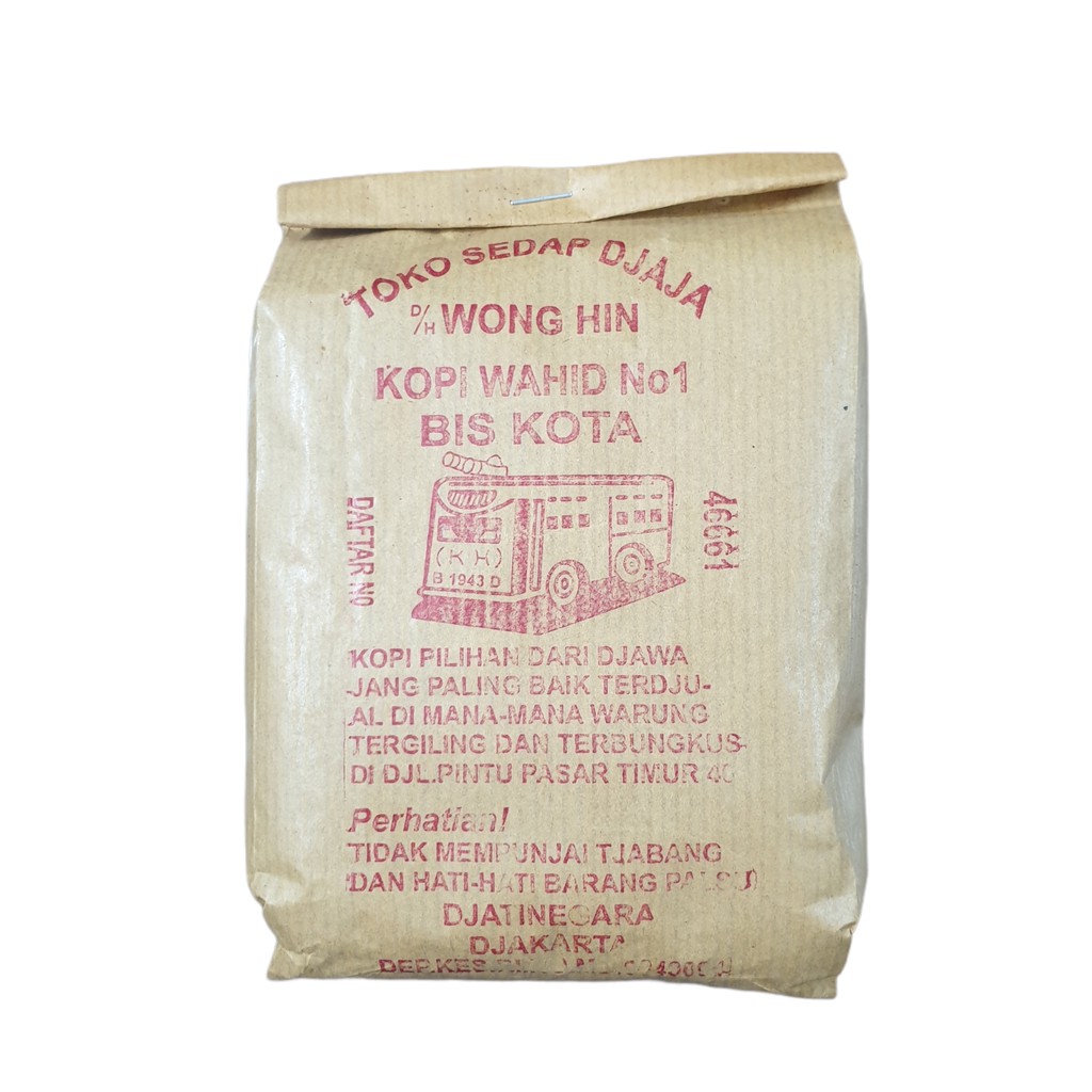 

Kopi Wahid No 1 - merk Bis Kota Djatinegara - Bubuk Kopi 250 grm