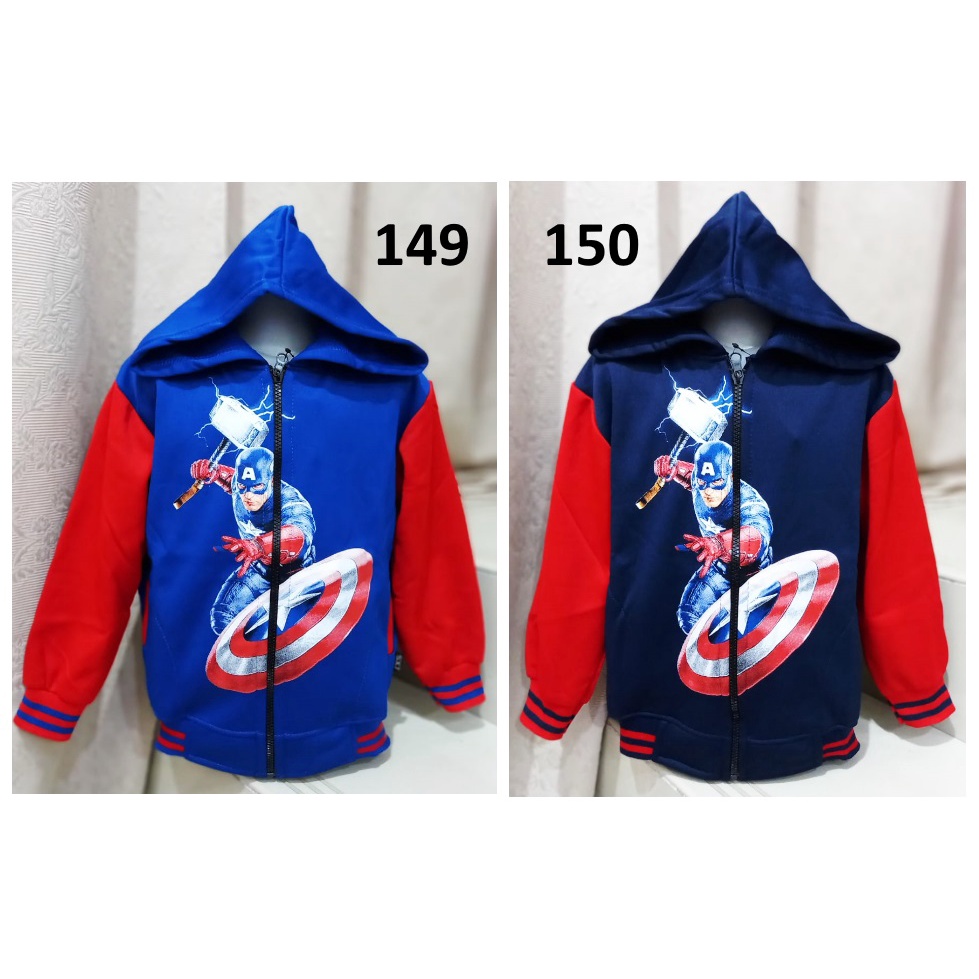 Jaket Anak Captain America - Jaket Captain America Tameng