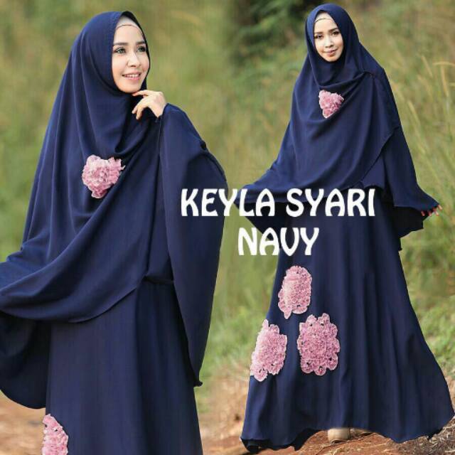 BUSANA MUSLIMAH GAMIS SYARI KEYLA