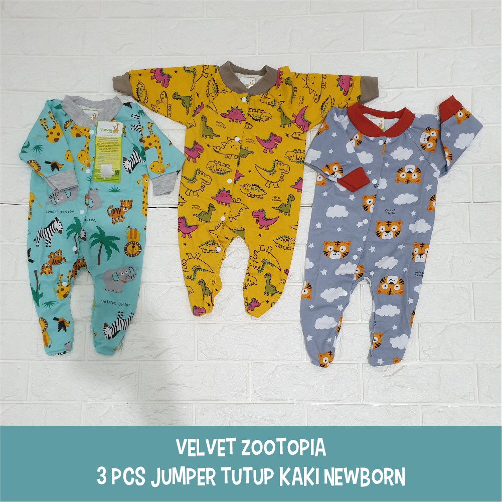 Velvet Junior Jumper Panjang Buka/Tutup Kaki