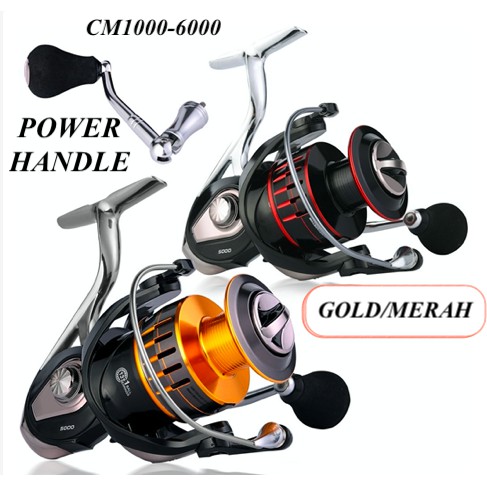 COD REEL POWER HANDLE SPOOL METAL REELSKING BF SERIES 13+1 BB