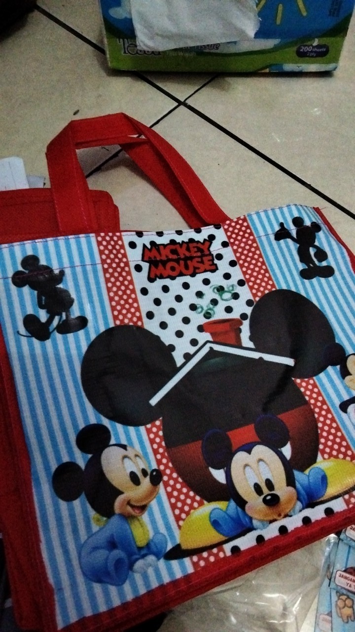 Tas Ulang Tahun Mika / Tranparan Muat Box Bento