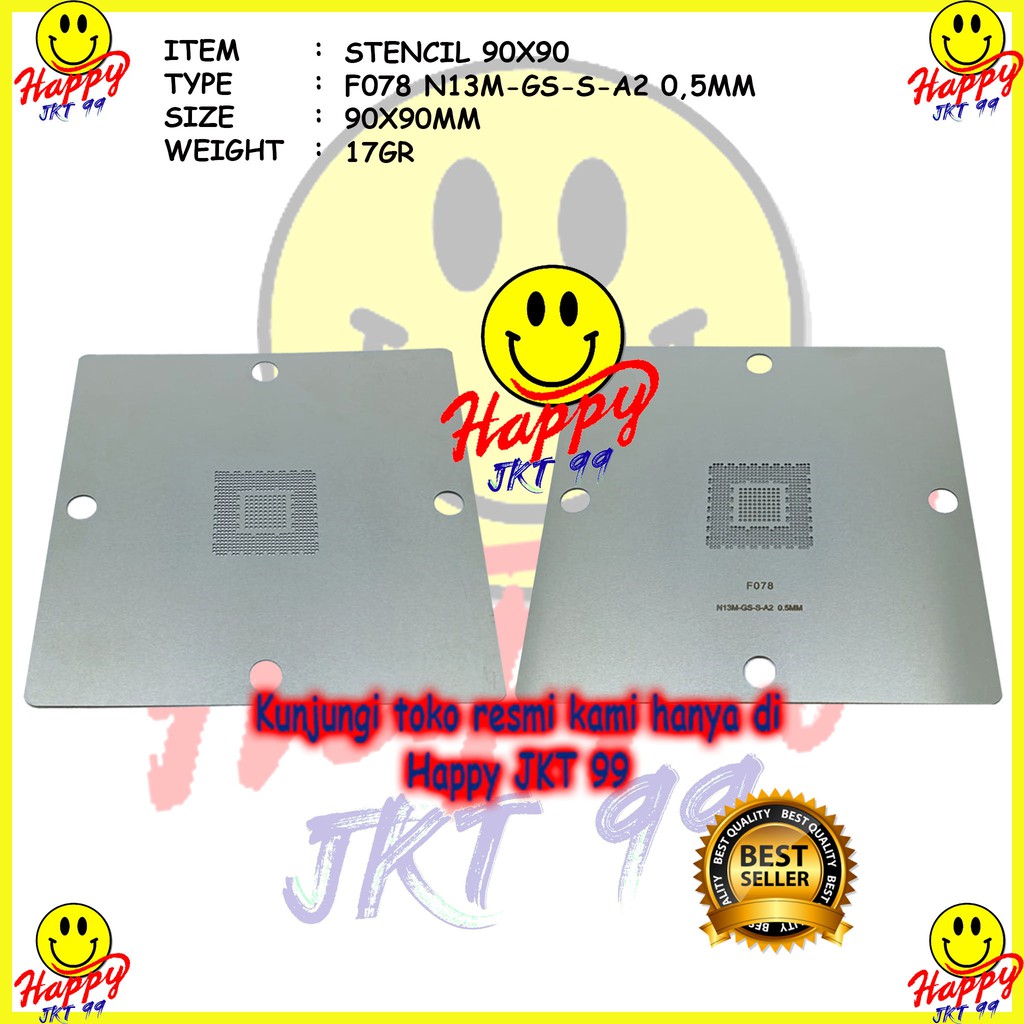 [ HAPPY JKT 99 ] STENCIL 90X90 N13M-GS-S-A2 N14M-GL-S-A2 N13M N14M N13P N14P