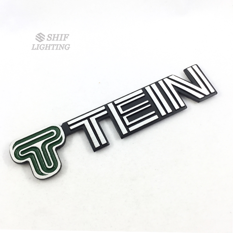 1Pc Stiker Emblem / Badge Motif Logo tein Bahan Metal untuk Bagasi Belakang Mobil