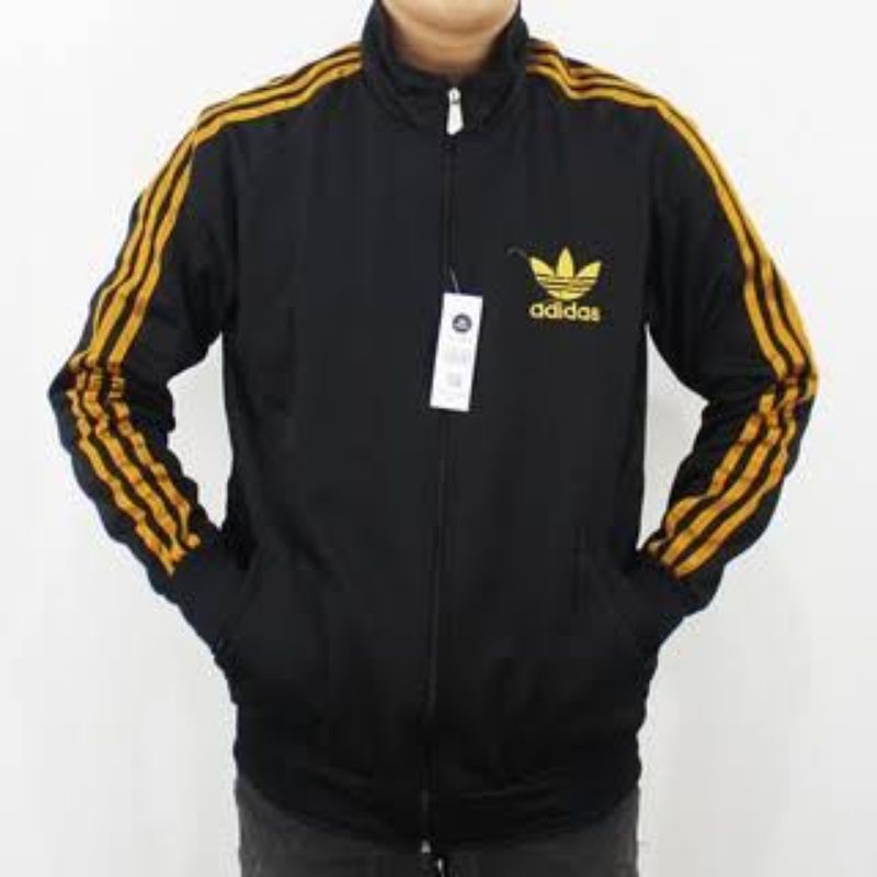 JAKET ADIDAS FIREBIRD TRACTOP/JAKET ADIDAS TRACTOP CASUAL HITAM
