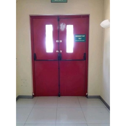 

Paket Panic Bar Exit Rafles Dan Solid 2 Daun Pintu