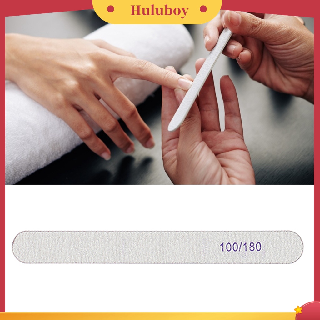 Huluboy Huluboy♡ 10pcs / Set Kikir Kuku Efektif Mudah Digunakan Untuk Manicure