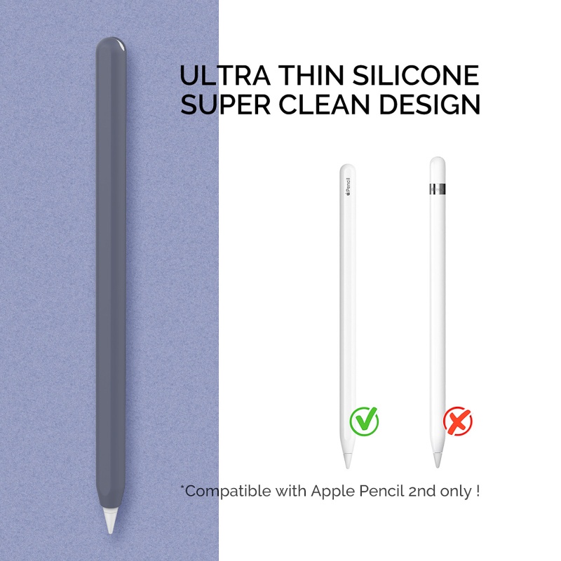 Zzz Casing Pelindung Apple Pencil 2 360 Derajat Ultra Tipis° Case Pelindung Jatuh