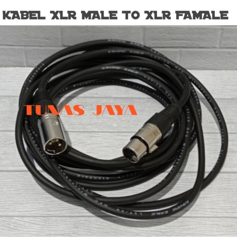 KABEL XLR MALE TO XLR FAMALE / KABEL XLR FAMALE TO XLR MALE