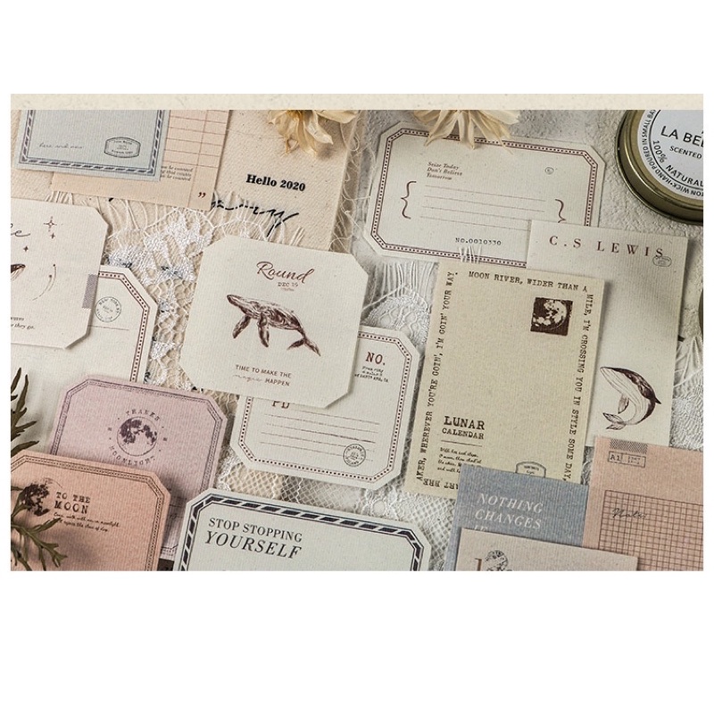 

Memo Material Paper - 7 Aesthetic Dekorasi Planner Scrapbook FOUR DAY TALK SERIES Planner Scrapbook