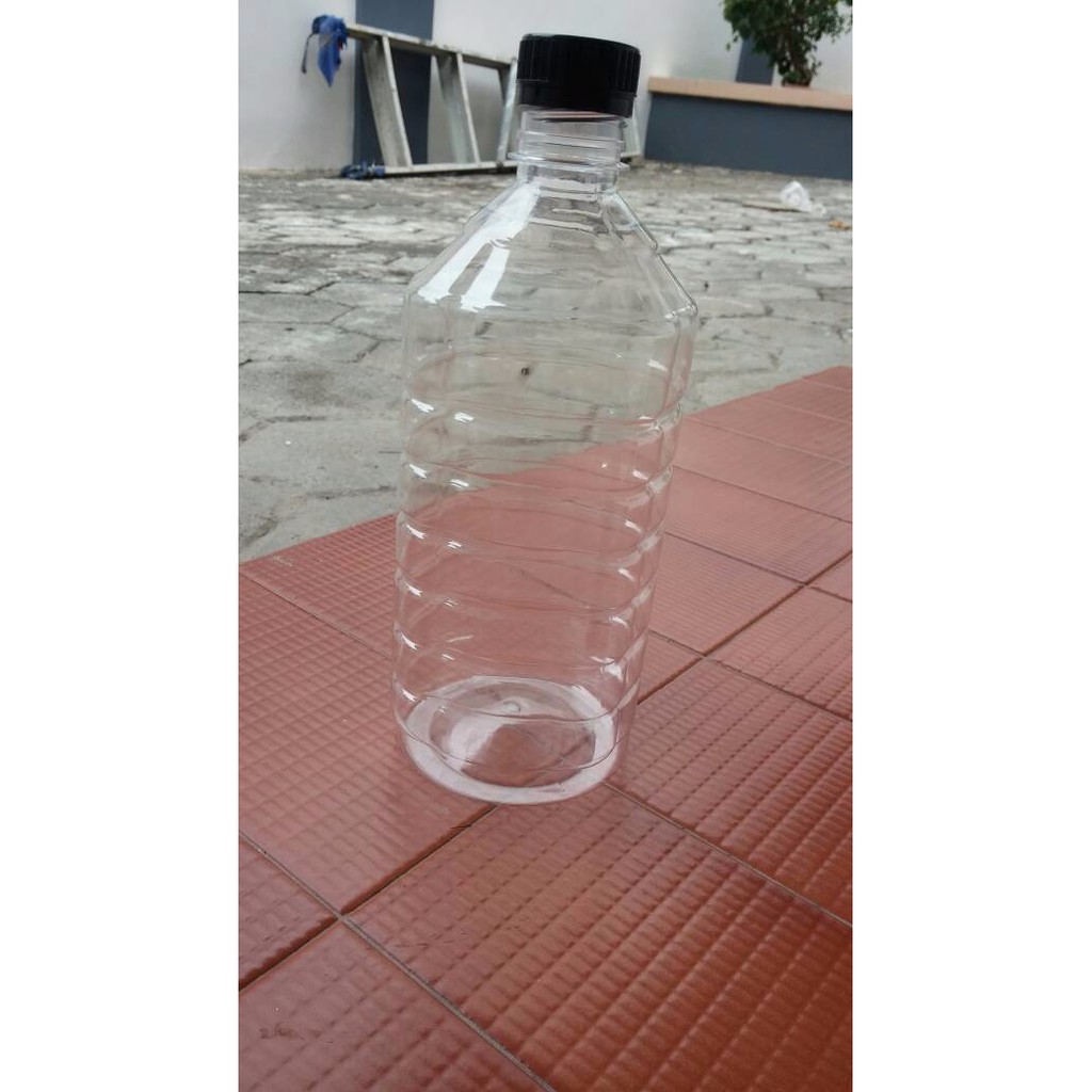 botol plastik PET 1 liter kotak
