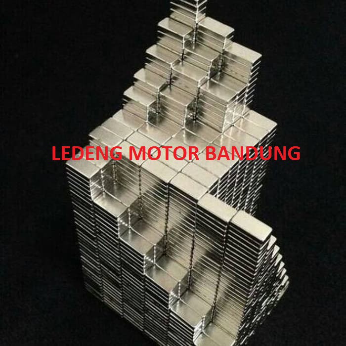 Magnet Neodymium Persegi Panjang 40x10x2mm Strong Magnetic