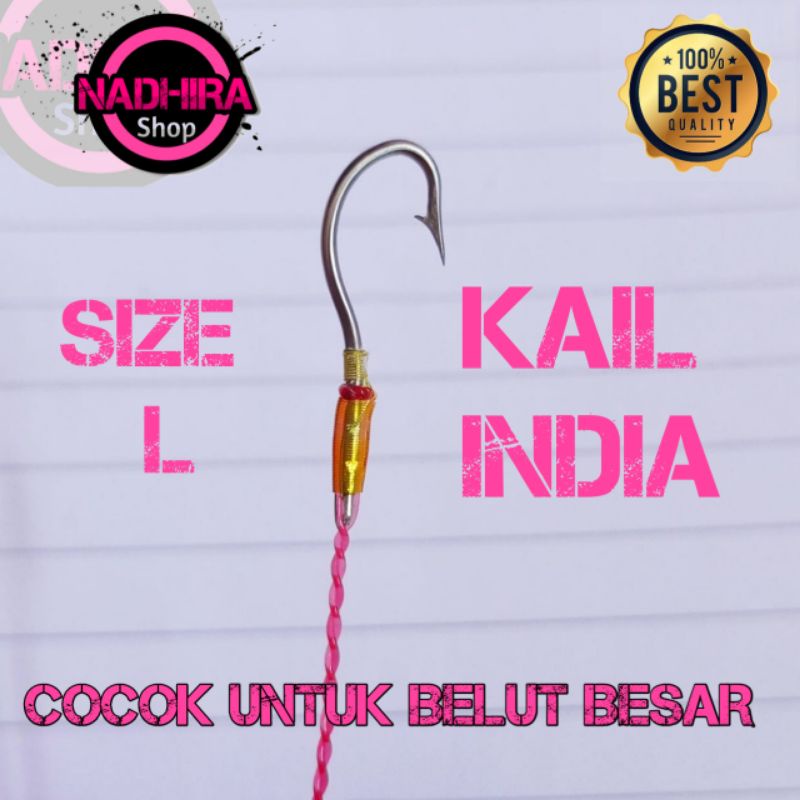Kail Pancing Urek Belut Pancing Belut Kail India Size L