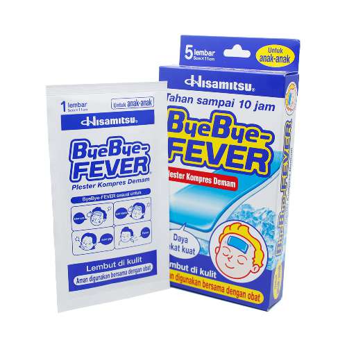 Plester ByeBye Fever Babies &amp; Kids Isi 1 Sachet