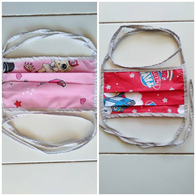 Masker Motif (motif cewek/cowok)