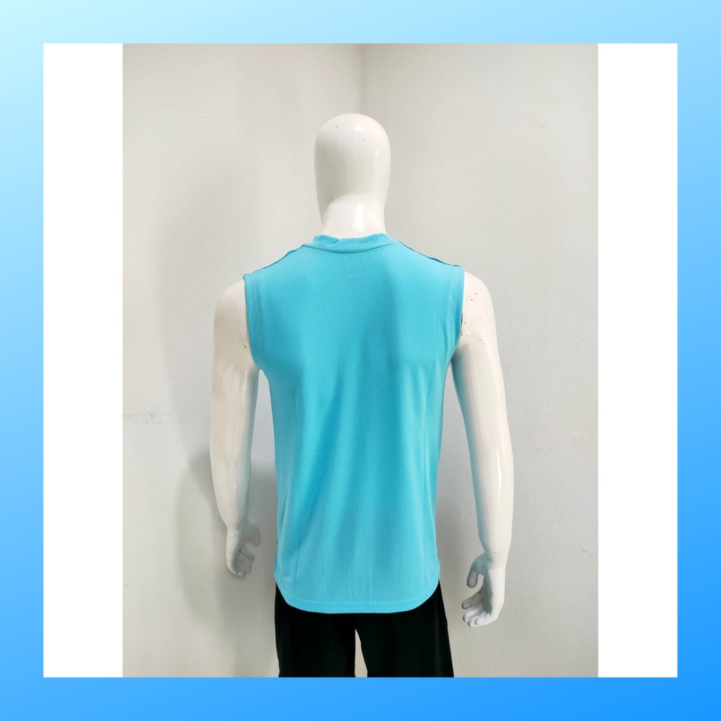 Kaos bulutangkis pria baju badminton singlet olahraga jersy wanita dewasa t-shirt outfit seragam kostum jersey casual suit pakaian jarsey oblong apparel sports jersi sudirman thomas uber cup bulu tangkis V141 turqis polos