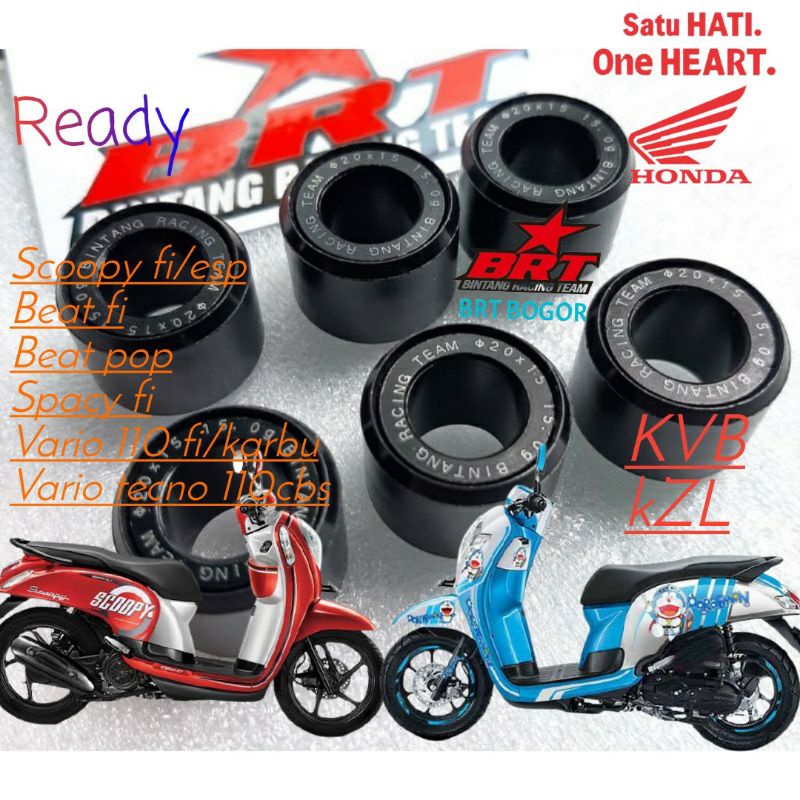 Roller Roler BRT Beat fi esp Honda scoopy fi esl 2013- 2019 SPACY FI BEAT STREET FI / VARIO 110 KARBU  FI /VARIO TEKNO 110 LOLER SCOOPY FI ROLLER BRT BEAT FI PROMO CLD TDR KAWAHARA DAYTONA ORIGINAL KVB KZL ROLLER BEAT POP Scoopy 2020 Promo discon one sale