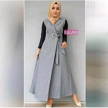 Terlaris    Cardigan wanita - Rompi wanita - Kalani outer fashion Muslim