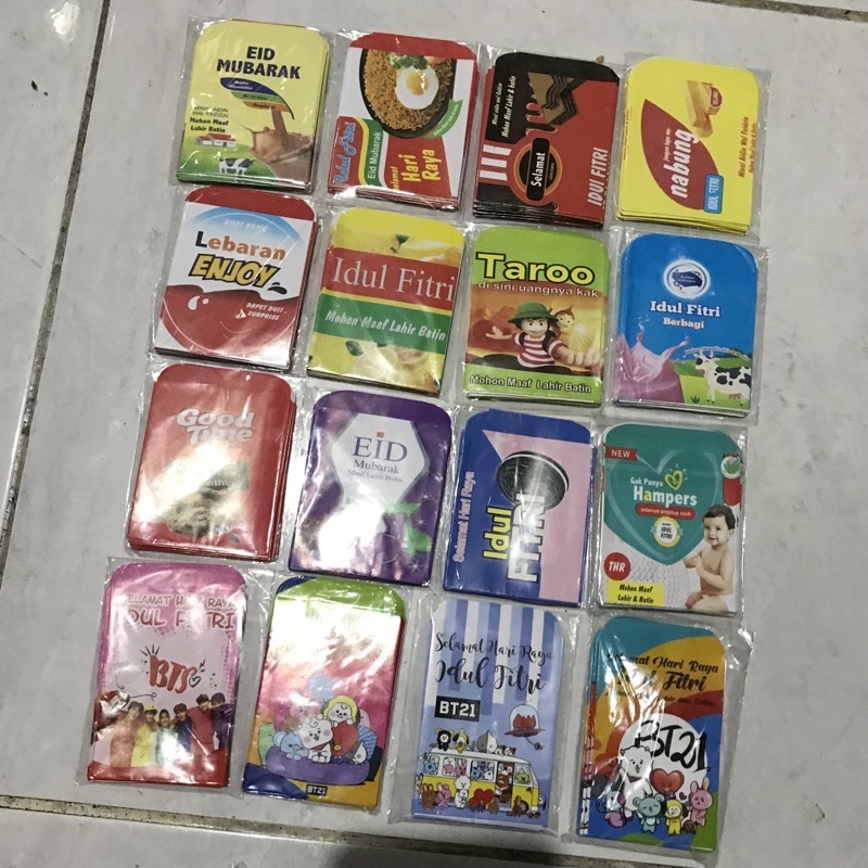 

AMPLOP LEBARAN KEKINIAN MINI 10PCS/PACK