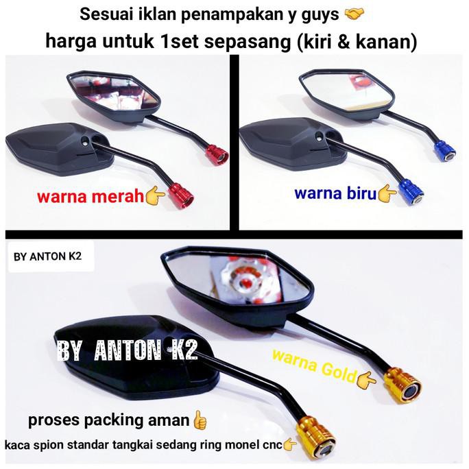 KACA SPION STANDAR VARIASI MOTOR BEAT-VARIO-SCOOPY-GENIO-PCX-SPAACY - Gold
