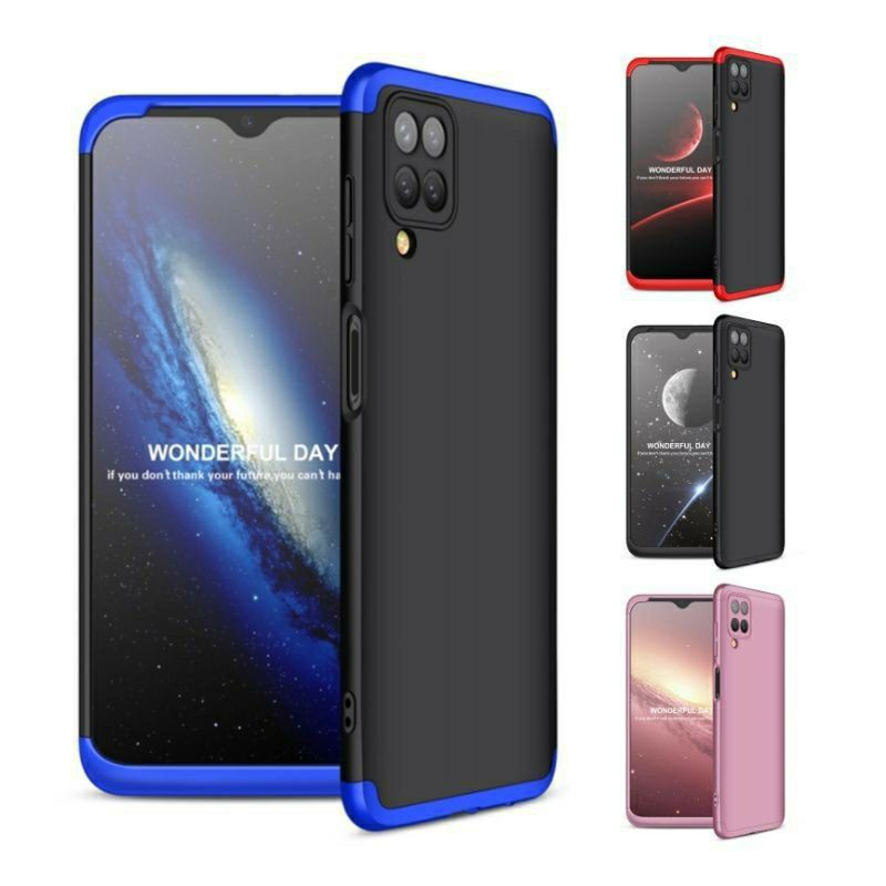 Hard Case Samsung A12 Armor Full 360 Cover GKK Original Casing A12