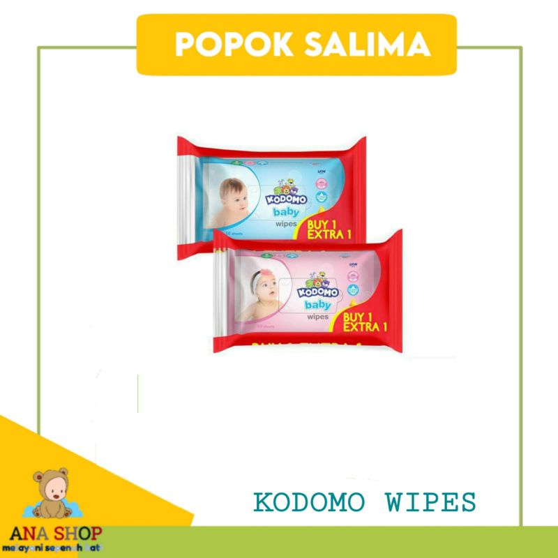 KODOMO WIPES 50+50 SHEET