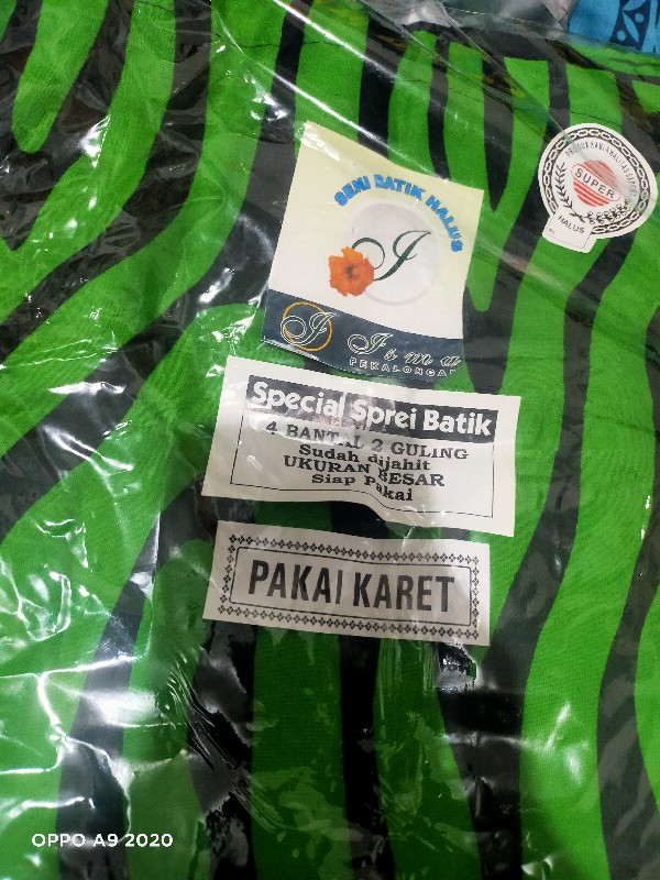 Sprei Batik Zebra Dll | Sprei Batik Halus | Sprei Ukuran 180x200 | King Size Spesial Pakai Karet