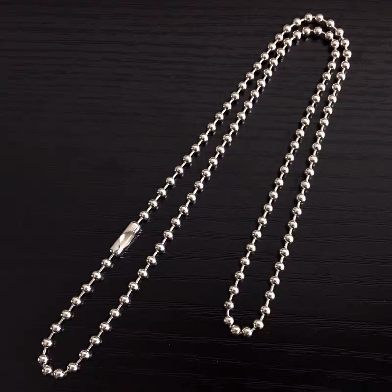 Kalung biji lada titanium import antikarat