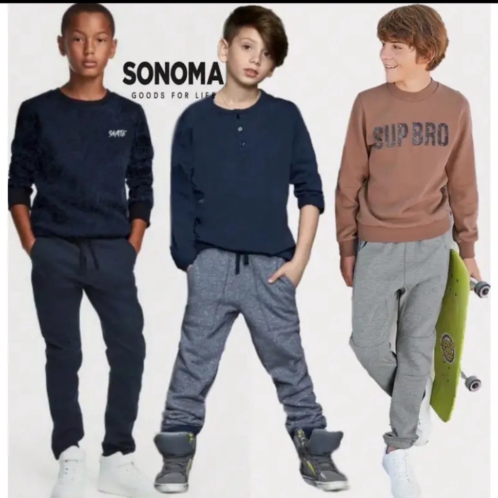 Celana Joger Anak Cowok SONOMA Umur 4 sd 10 Tahun Celana OLahraga Anak Perempuan  Cewek Celana Panja