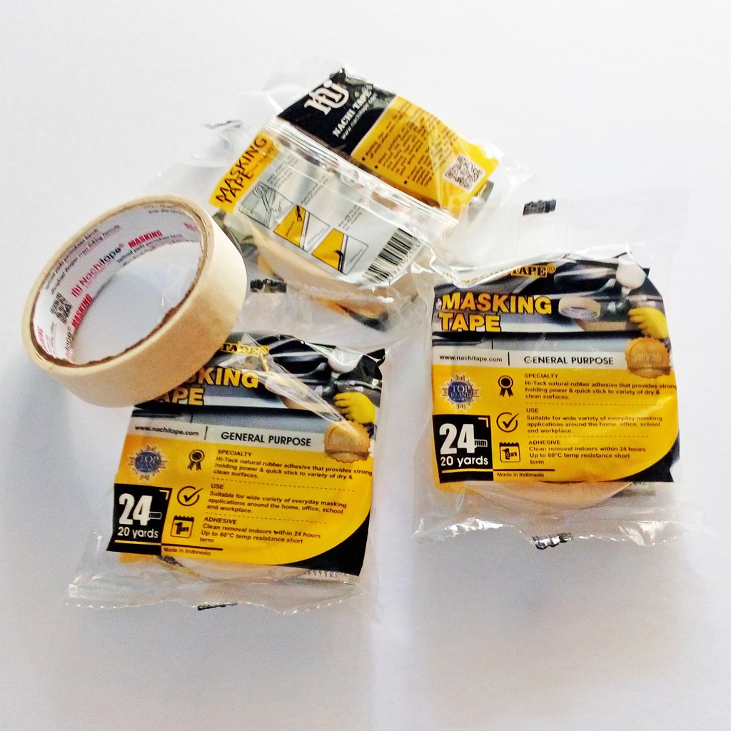 

Masking 24mm x 20yard / ISOLASI KERTAS / LAKBAN KERTAS