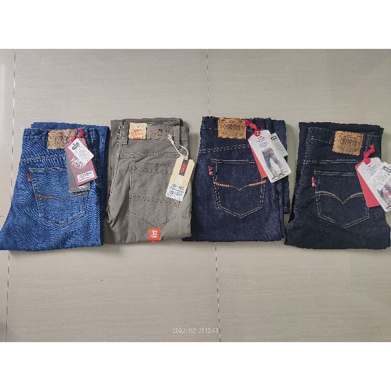 CELANA JEANS CARDINAL ORI INDIGO 3 6 16 CASUAL PANJANG