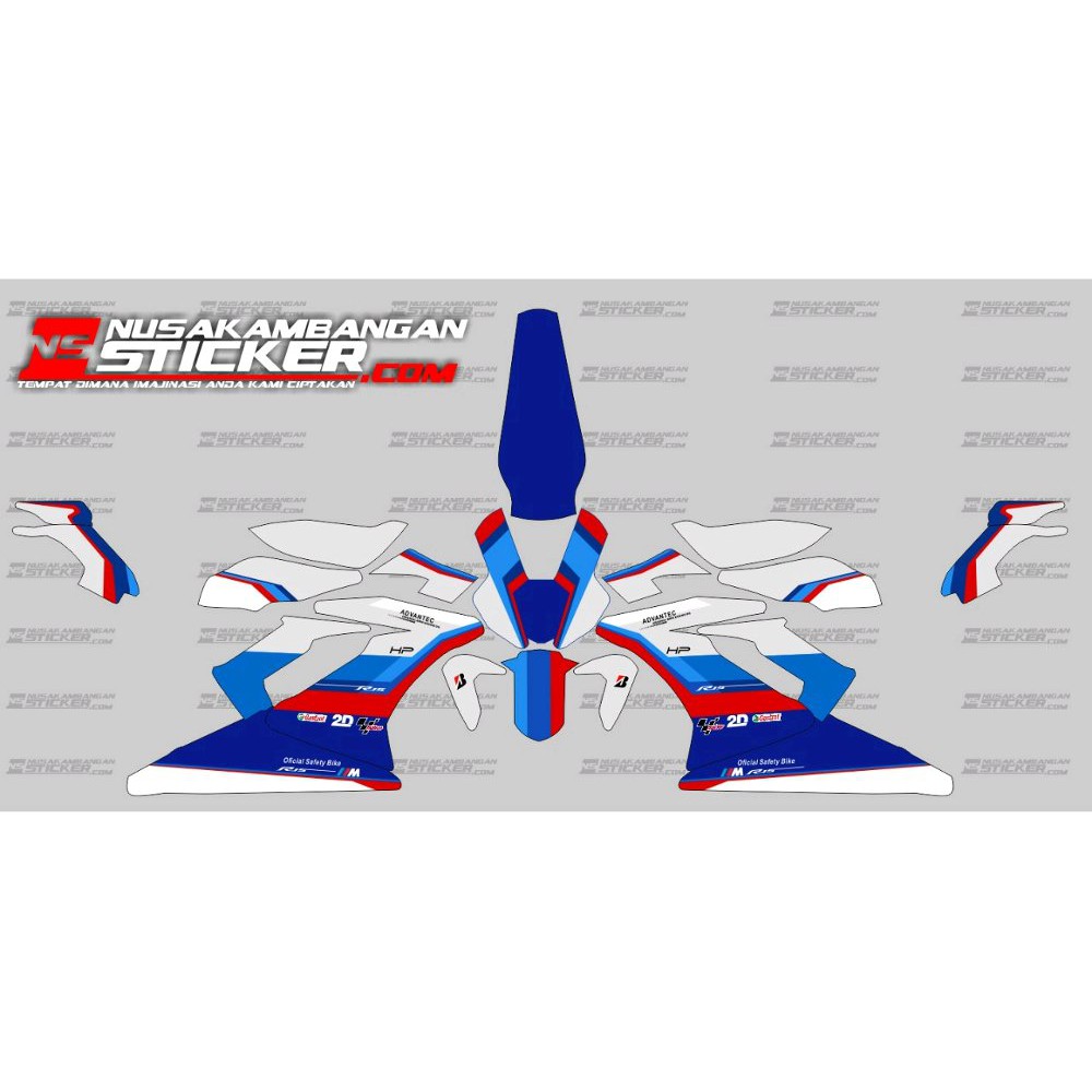 decal R15V3 livery safety cara BMW Termurah