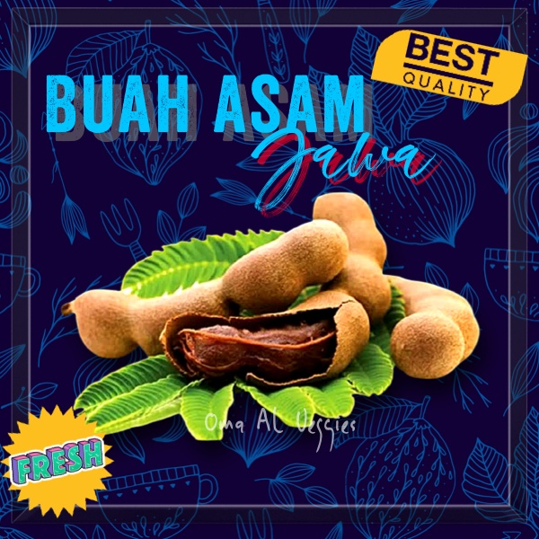 

BUAH ASAM JAWA SEGAR PER 200 GR / FRESH TAMARIND
