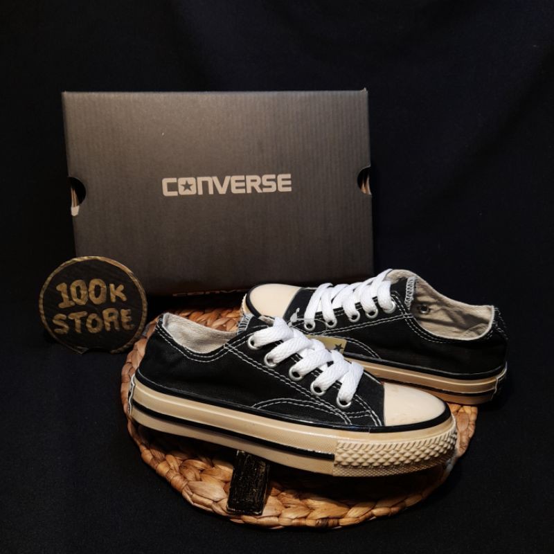 sepatu anak converse clasik low size 17-35 Real pict