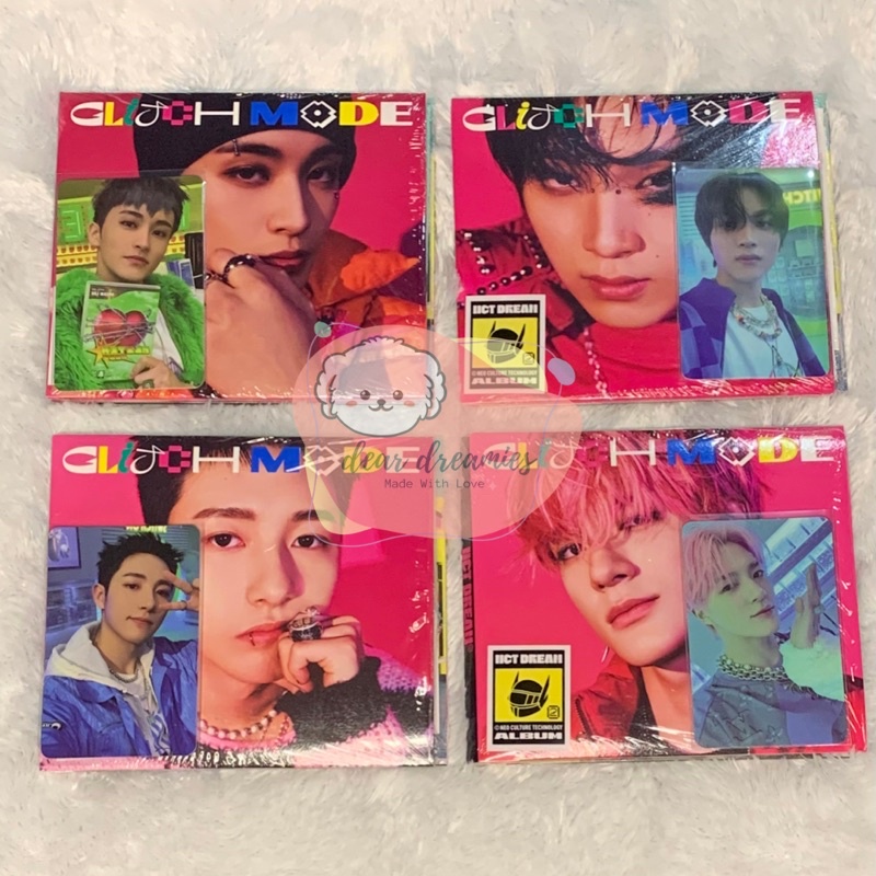ALBUM DIGIPACK GLITCH MODE NCT DREAM MARK HAECHAN SET
