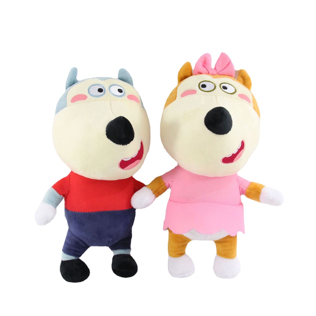 Anime Wolfoo Family Plush Toys Lucy Stuffed Toy Kids Gifts 25cm