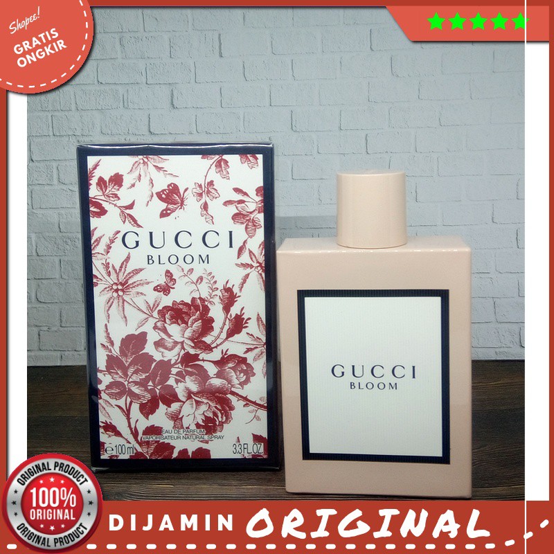 Parfum Original Gucci Bloom Edp 100 Ml Wanita Perempuan Asli Ori Wangi Tahan Lama