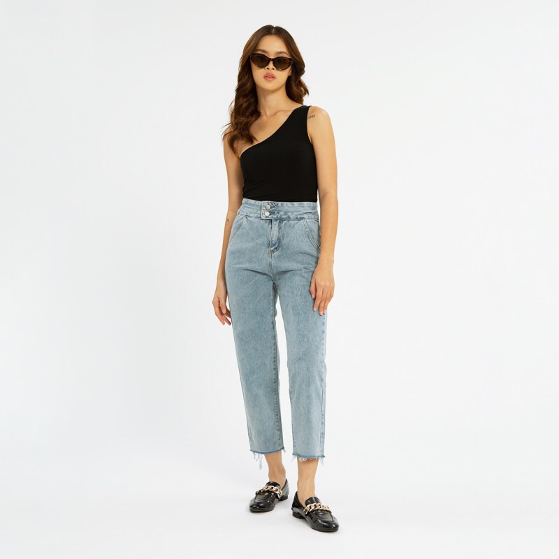 VIERLIN - Jeans 9502 - HW BOYFRIEND JEANS