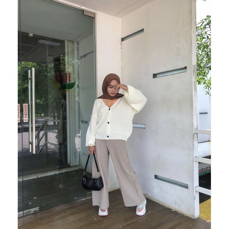 MALIKA CARDY OVERSIZE / Cardigan Rajut Oversize / Baju Rajut / Cardi Crop-8