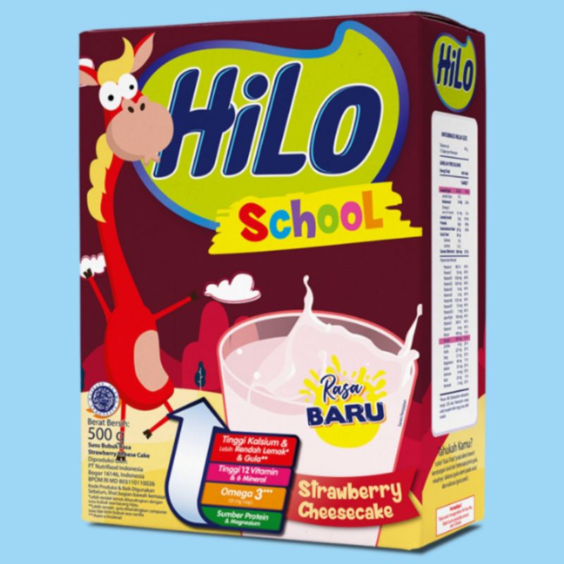 

HiLo School Strawberry Cheesecake 500gr